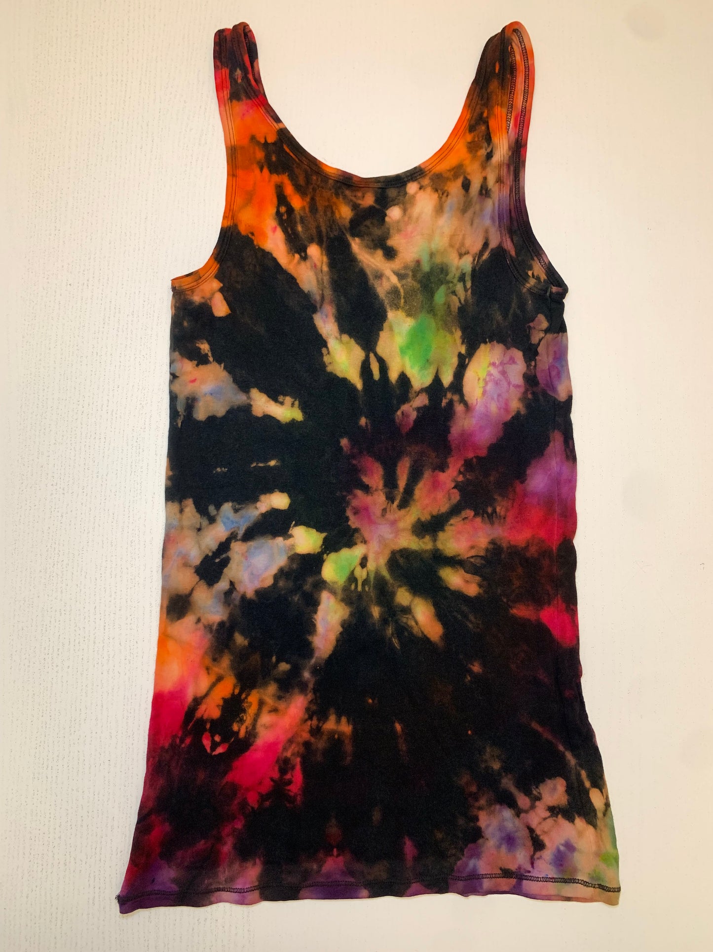 Dark Rainbow Swirl Tank