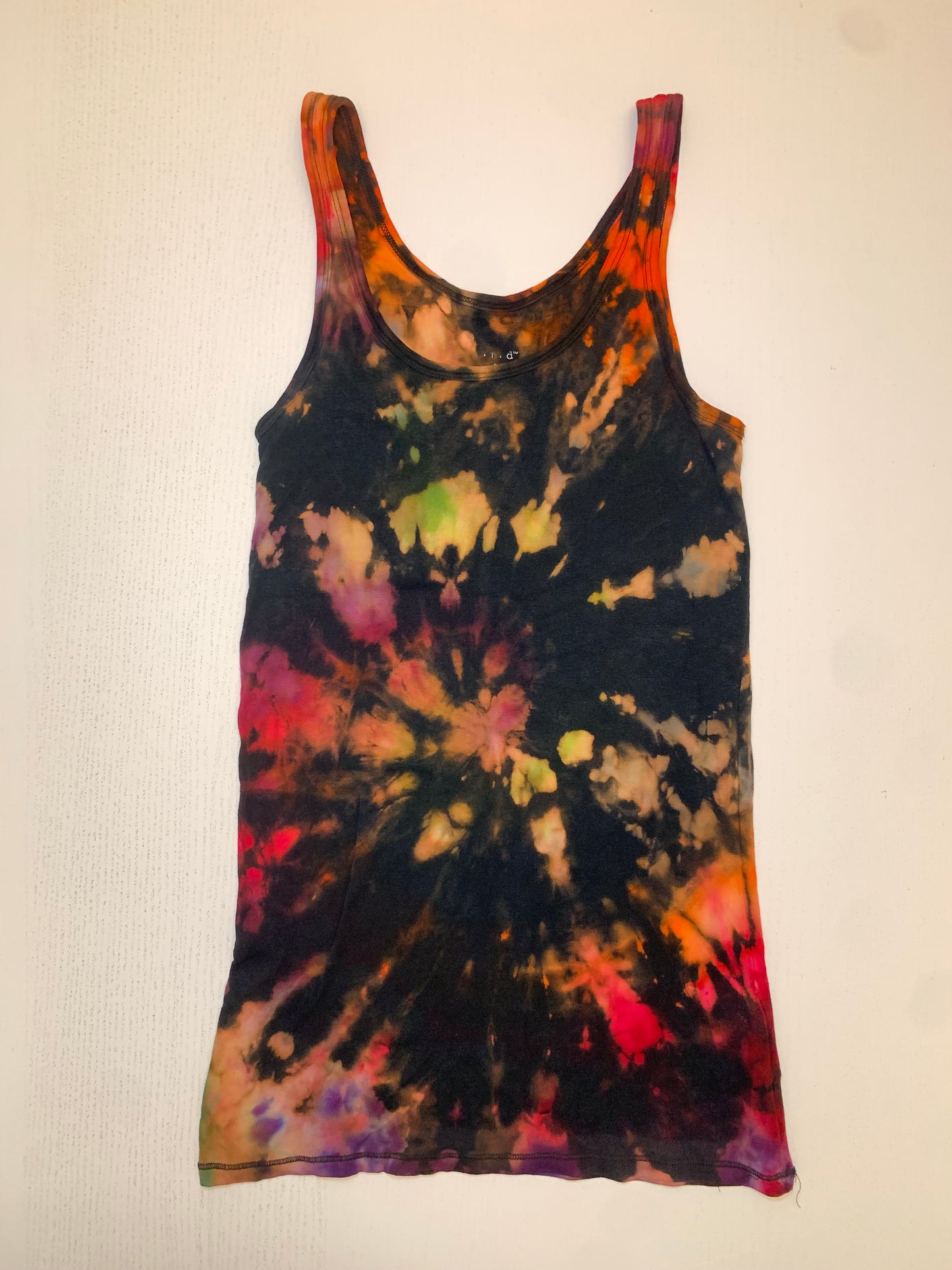 Dark Rainbow Swirl Tank