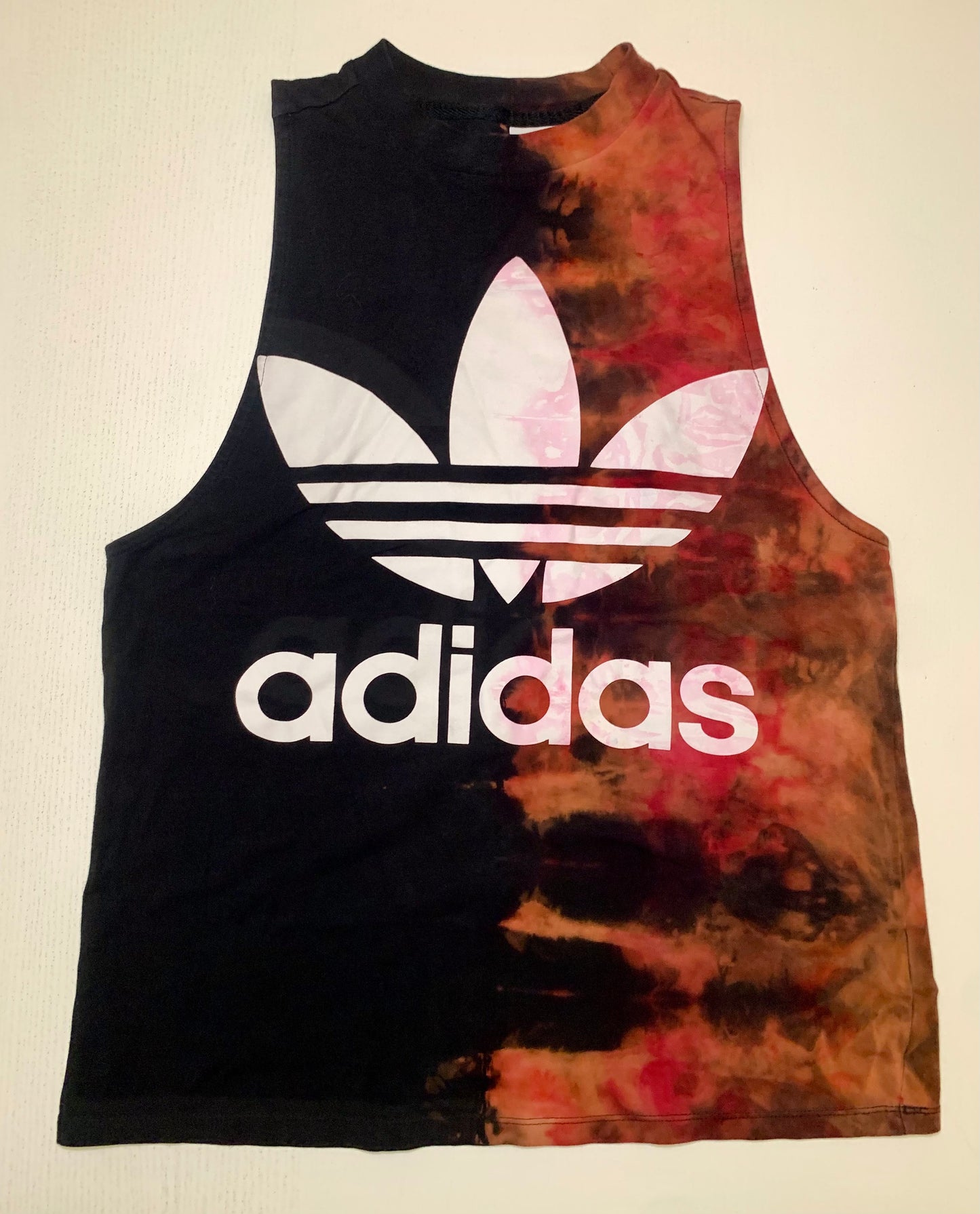 Half Tie-dyed Adidas Tank